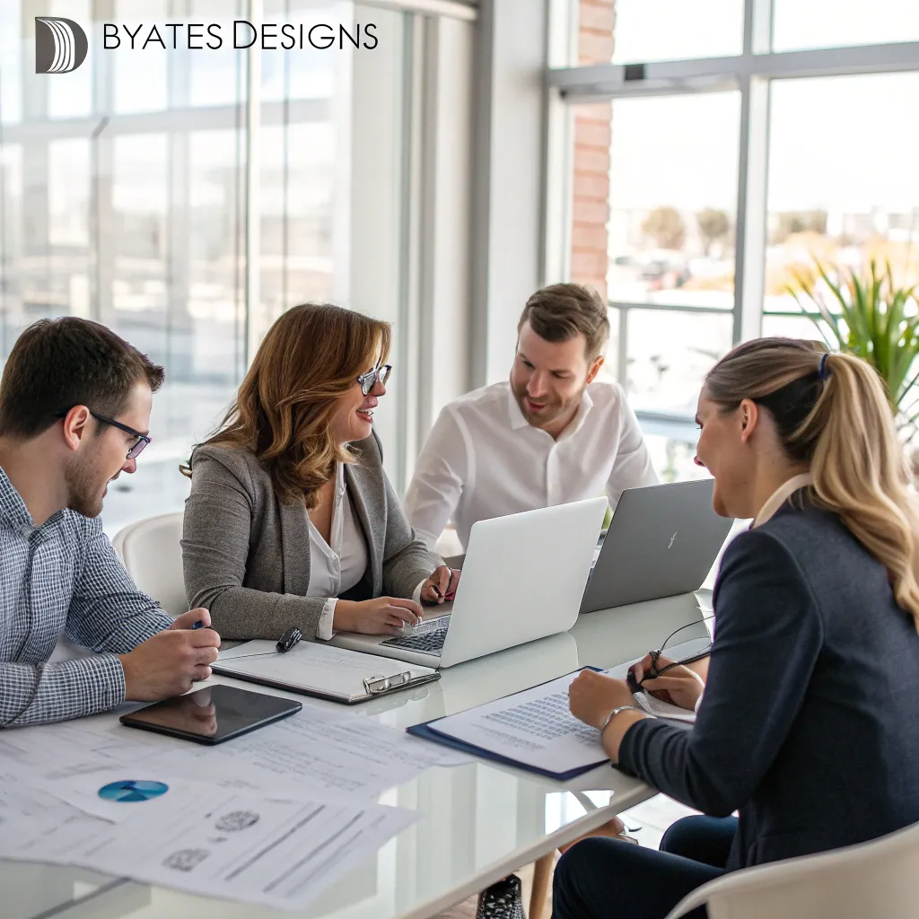 BYATESDESIGNS team meeting